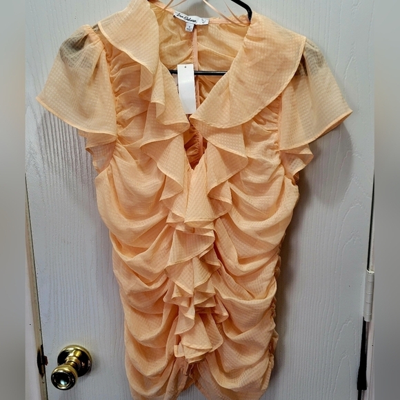 Sam Edelman Tops - SAM EDELMAN RUFFLE TOP SIZE S NWT
